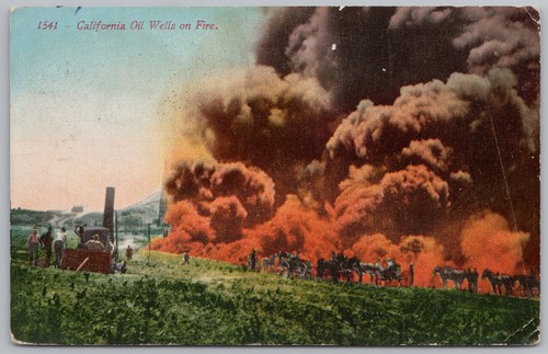 California oil wells - california,