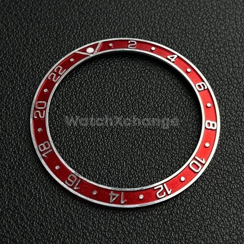 Red silver 38mm sloping - red,