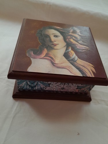 Wooden decoupage box x3 - wooden,