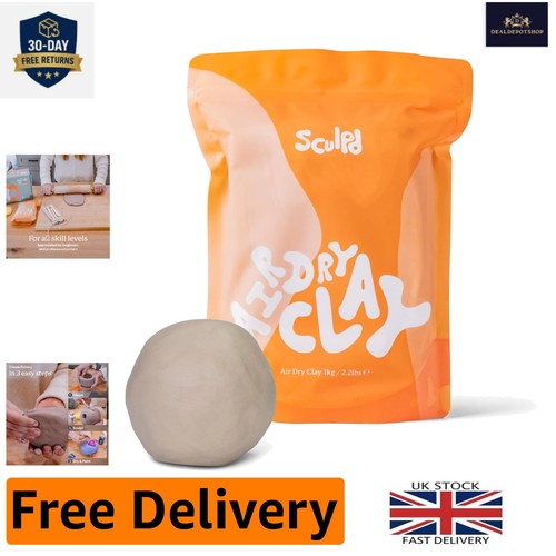 Versatile 1kg air dry - air, clay