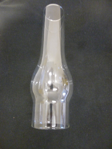 Glass chimney for antique oil - glass,