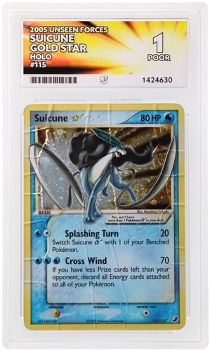 Pokemon card suicune gold - card,