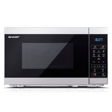 Sharp 20L Freestanding Digital Solo Microwave - Silver YCMS02US