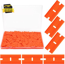 Plastic Razor Blades, 200 Pcs