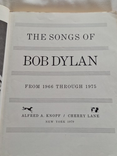 The songs bob - of, dylan