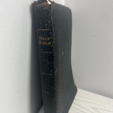 1901 Holy Bible Teachers Self Pronouncing Book James Pott Bagster Leather RARE