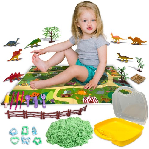Kids modelling sand magic - modelling,