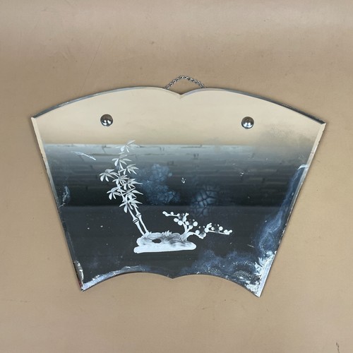 Fan shape wall mirror - shape,