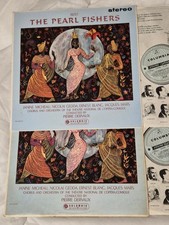SAX 2442/43 Bizet the Pearl Fishers National Comic Chorus And Orch Dervaux 2LP
