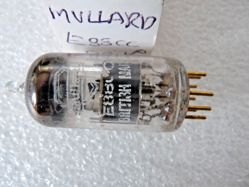 Mullard e88cc gold pins used - mullard,