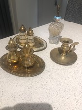 Vintage Brass 2Salt And Pepper