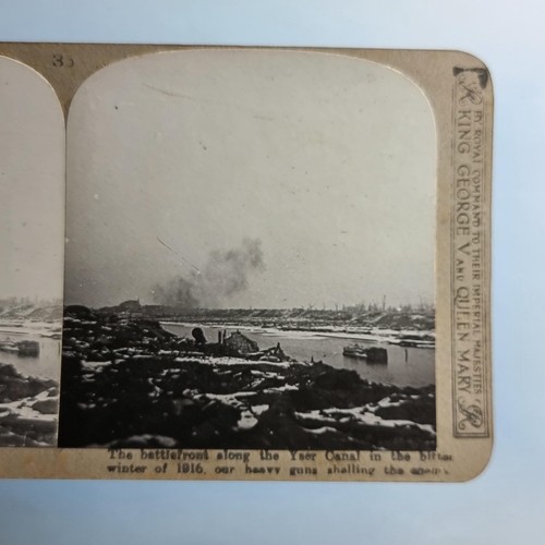 Ww1 military stereoview - military,