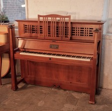 Arts and Crafts Bechstein Model 9 Upright Piano by Walter Cave | BESBRODE PIANOS