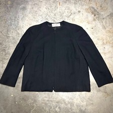 Evan Picone 60s Black Zip-Up