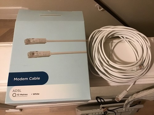 Argos adsl modem - cable, 10