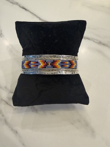 Sterling silver cuff bracelet - silver,
