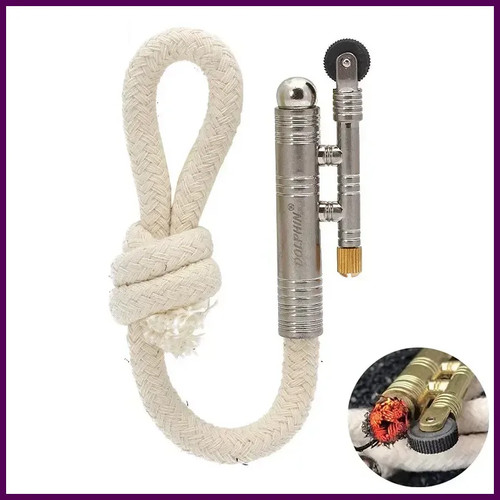 New metal windproof match - windproof, rope