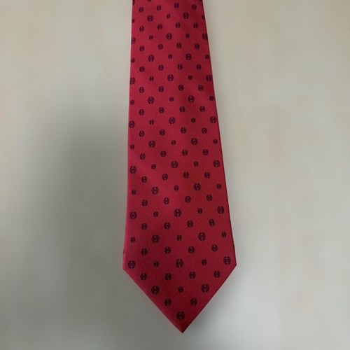 Hermes tie red simple - hermes, design