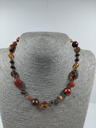 Glass gem stone beaded - glass,
