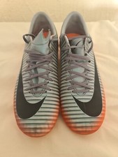 Mercurial CR7  Cristiano Ronaldo Orange Sole Football Boots Size 7