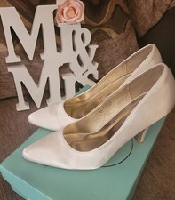 New Ivory Satin Wedding Shoes