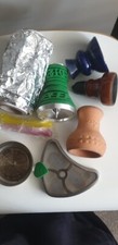 job Lot Clay Head  Bowls accessories tips foil guaze grill used fast free UKpost
