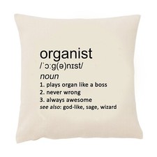 Organist Cushion Cover Funny