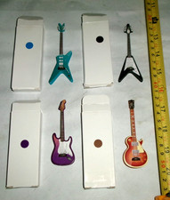 Miniature Replica Guitars x 4