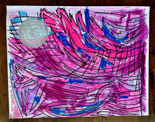 Graffiti modern abstract - abstract, art