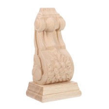  Furniture Wood Appliques Onlay: Rustic Wooden Carved Corbels Roman Style