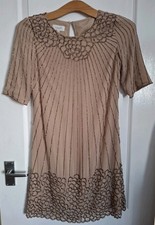 Hobbs Size 8 Beaded Silk