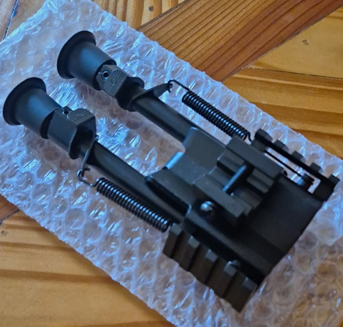 Black adjustable folding rifle - adjustable,