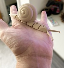 3D Printed Articulated Snail