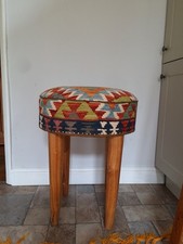 Large Kilim Stool
