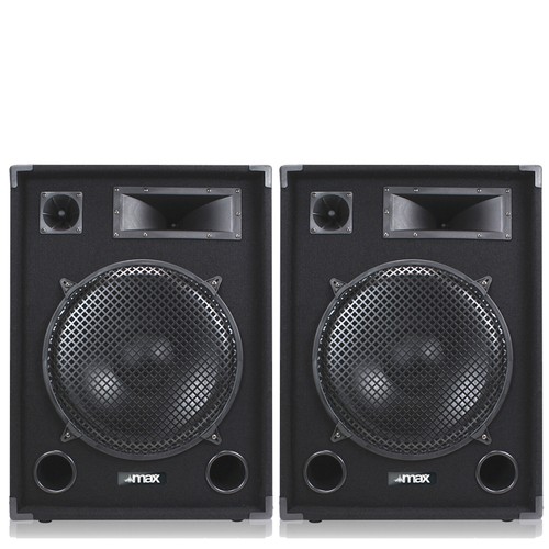 Pair max pa disco party - 15", dj