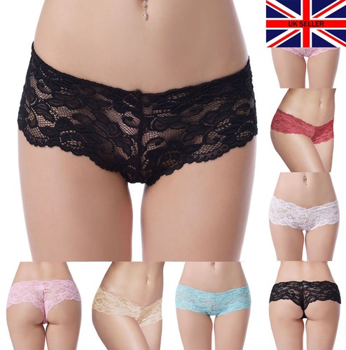 Floral lace french knickers - floral,