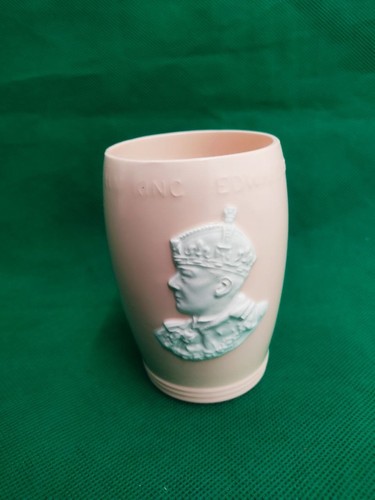 Commemorative pottery beaker - pottery,