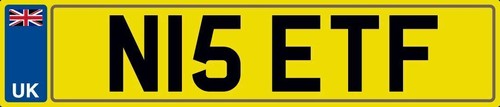 Nice initials number plate n15 - nice,