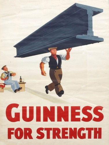 Guinness for strength retro - guinness, strength,
