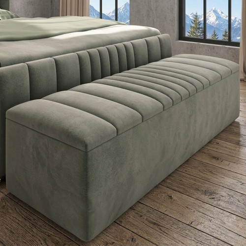 Large plush velvet - velvet, upholstered