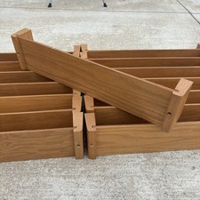 Vintage Wood Oak Church Pew