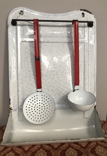 Vintage french enamel kitchen - vintage,