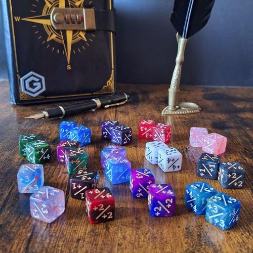 Mtg counter dice - +1/+1,