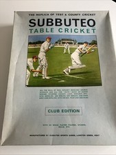 Subbuteo Vintage Table Cricket