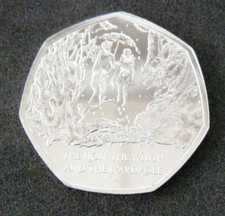 2023 The Lion the Which and the Wardrobe Narnia 50p Fifty Pence Coin BU