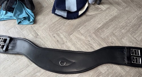 Black leather total saddle - total,
