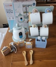 Aldi Little Town wooden kettle and mug pretend play toy playset