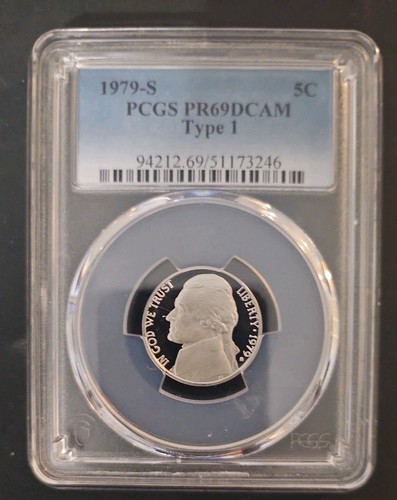 Jefferson deep cameo - cameo, pcgs
