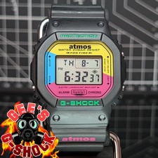Casio G-Shock DW-5600 Black Pink Blue Yellow ATMOS Collab Limited Edition 2010