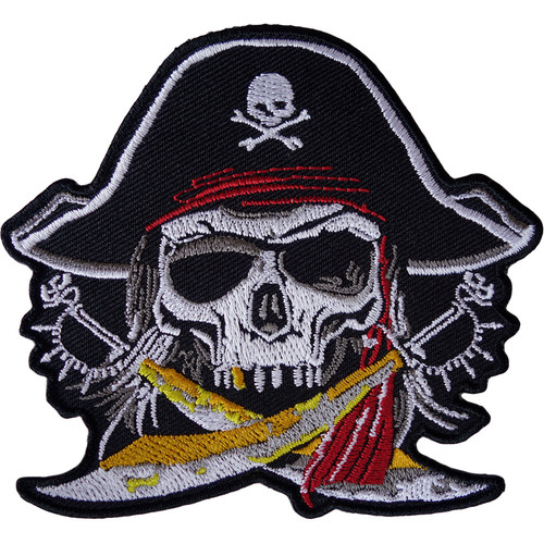 Pirate iron patch sew - patch, fancy